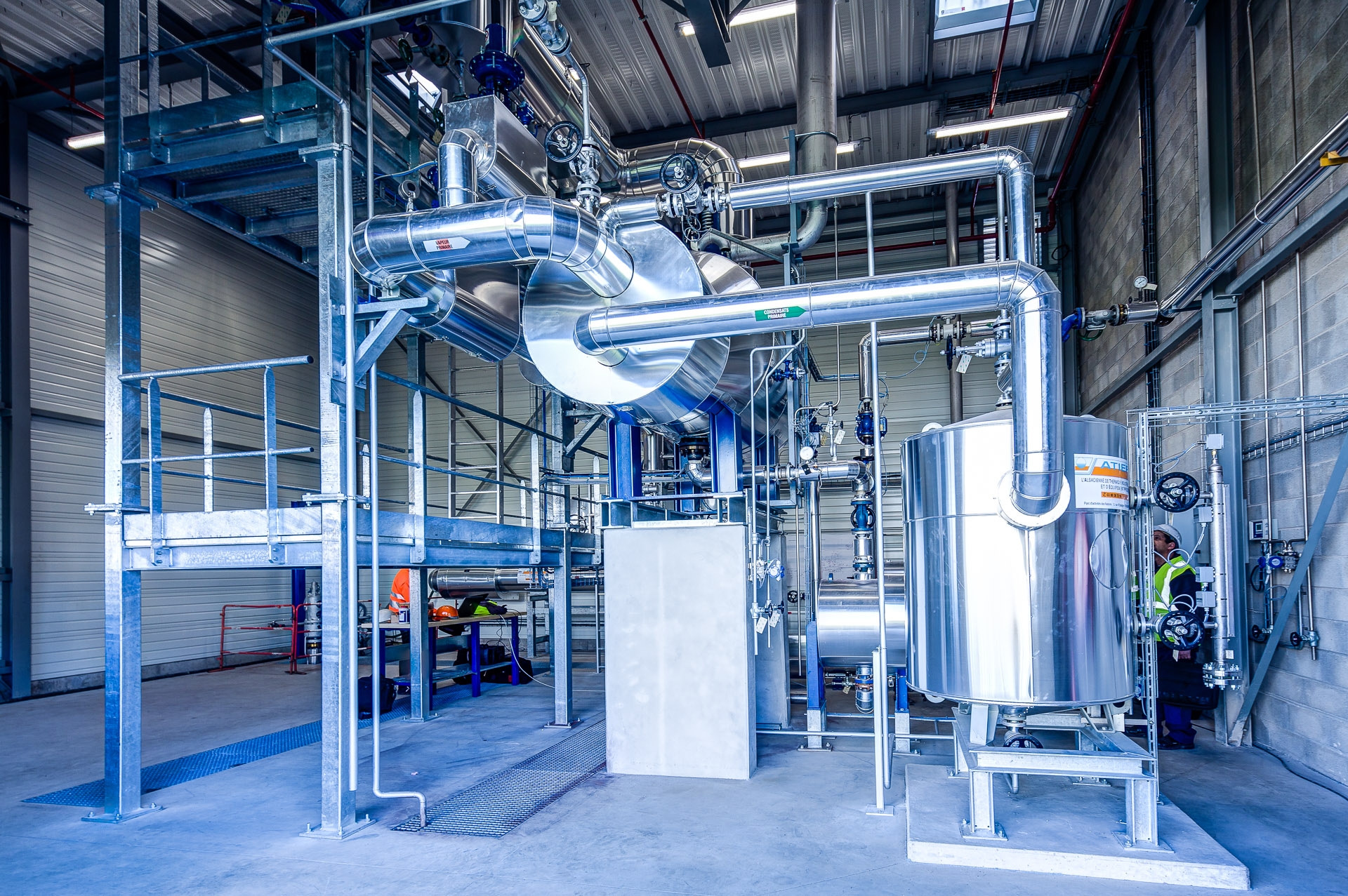 2014 vapeur verte Sous-station Vapeur verte